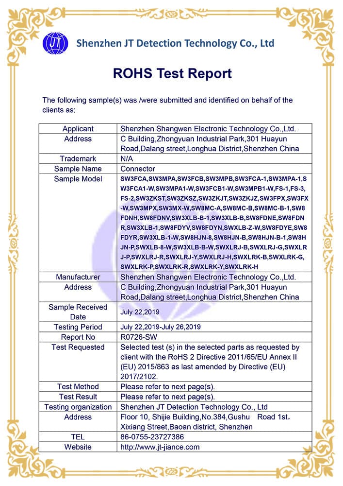 ROHS report